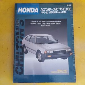 Chilton's Honda Accord Civic Prelude 1973 1983 Repair Manual